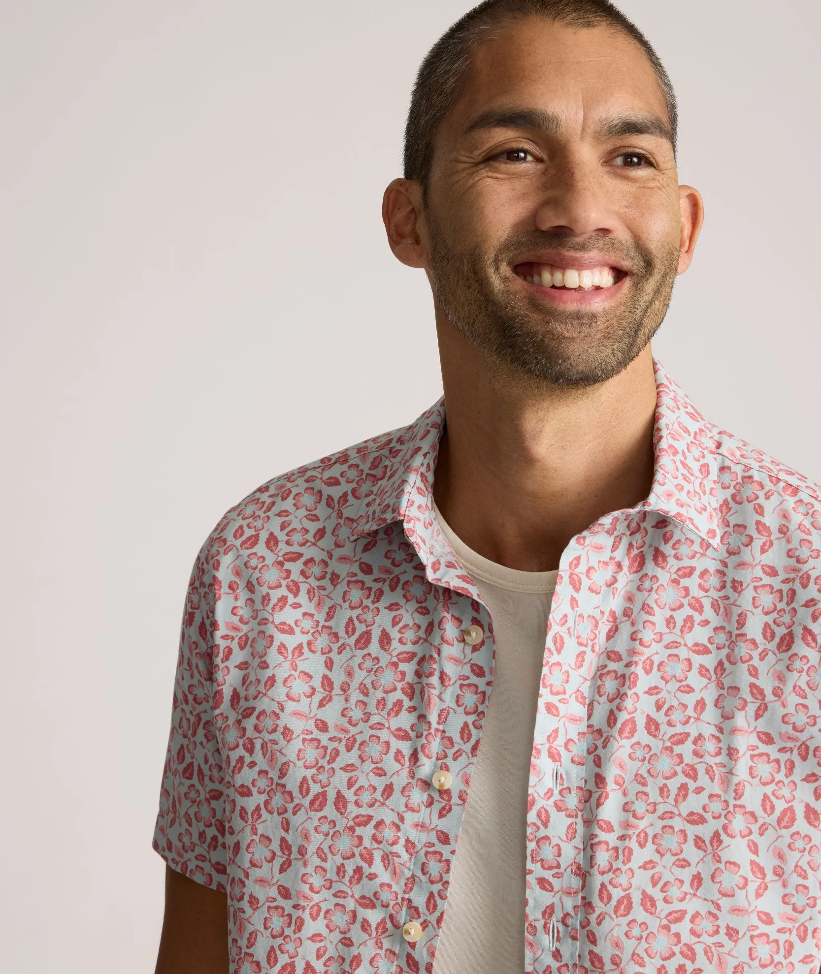 Vintage Wash Short-Sleeve Buchanan Shirt Fall Mood