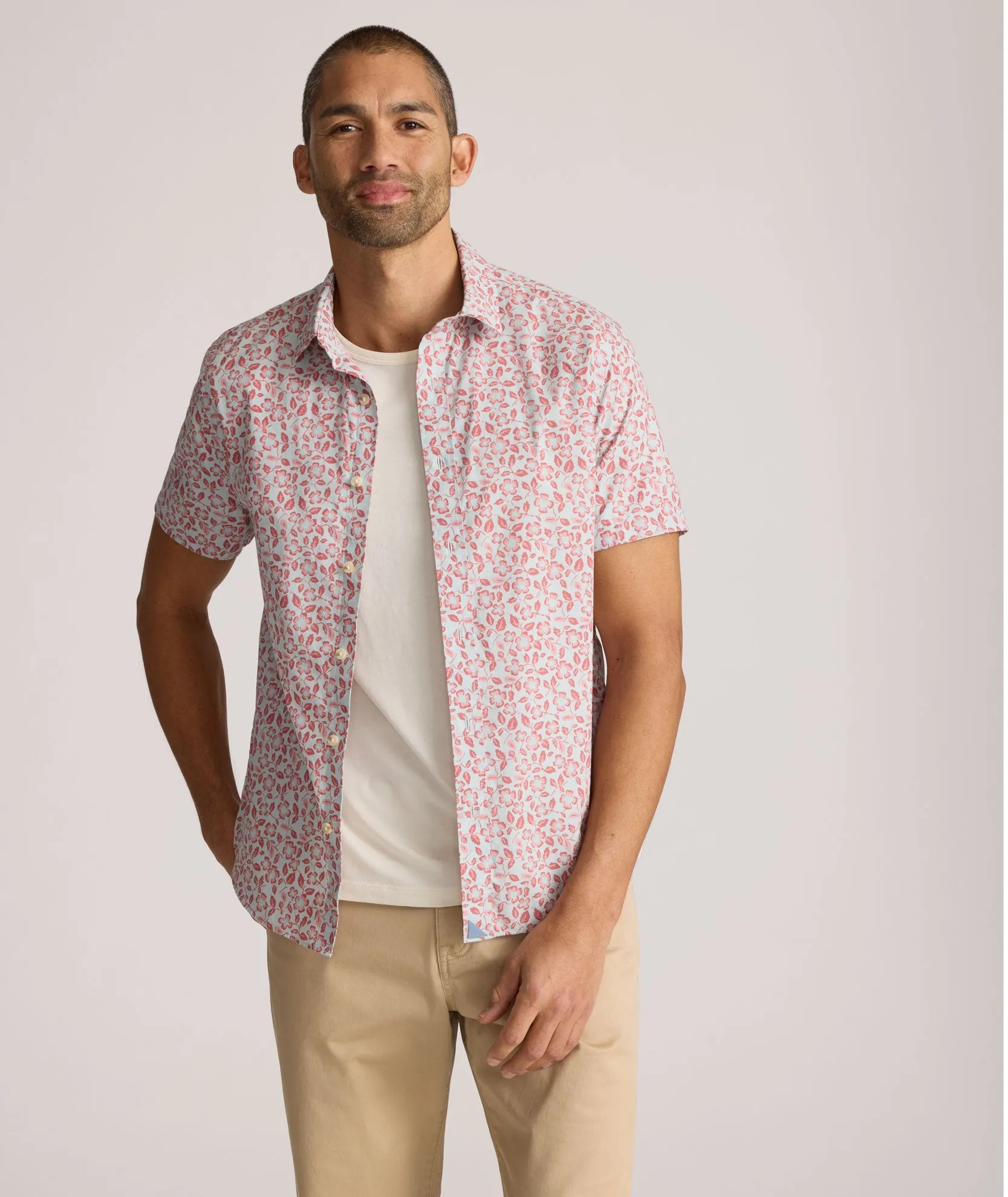 Vintage Wash Short-Sleeve Buchanan Shirt Trend Boost
