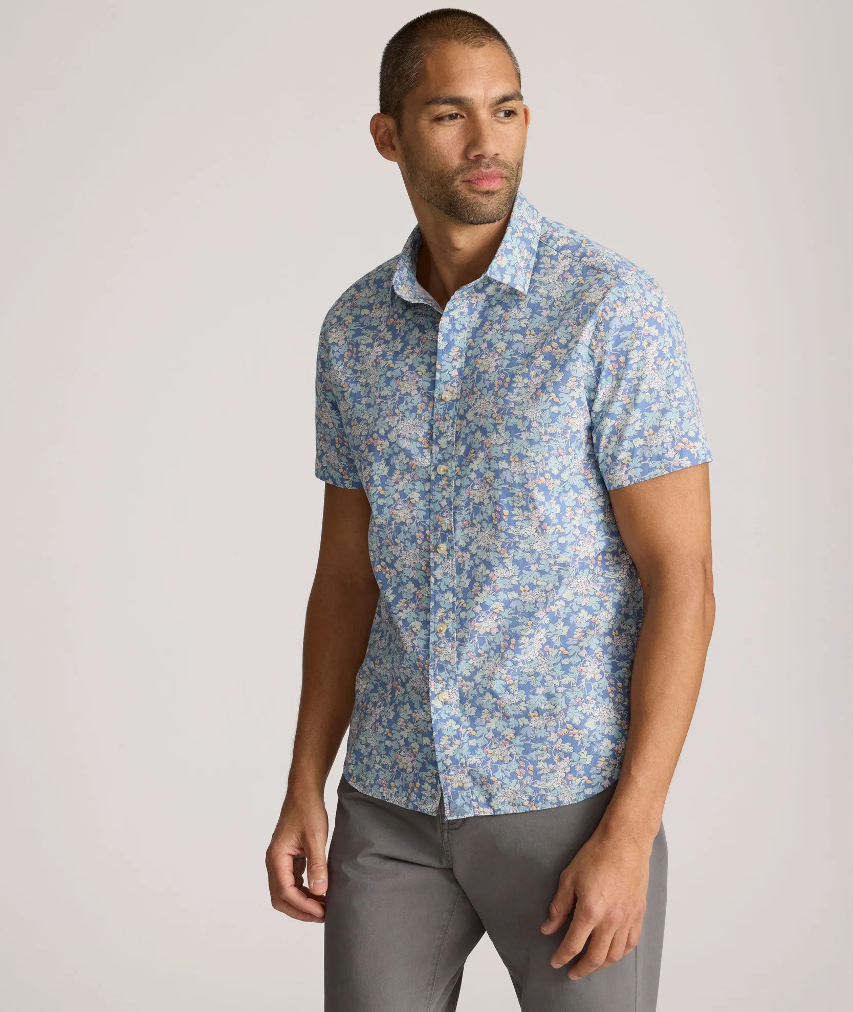 Vintage Wash Short-Sleeve Meriwether Shirt Edge Modern