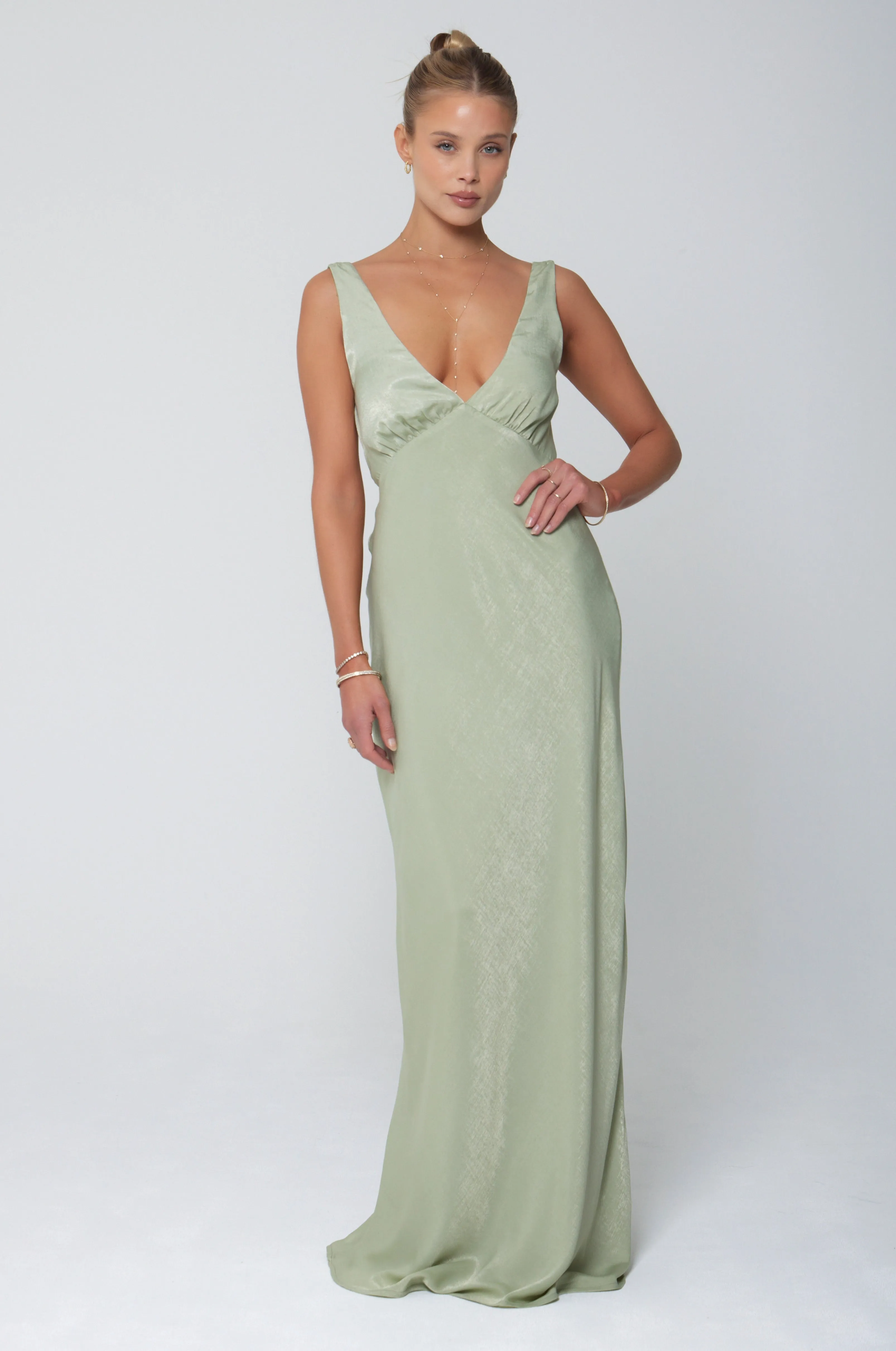 Violet Maxi in Sage soft comfort