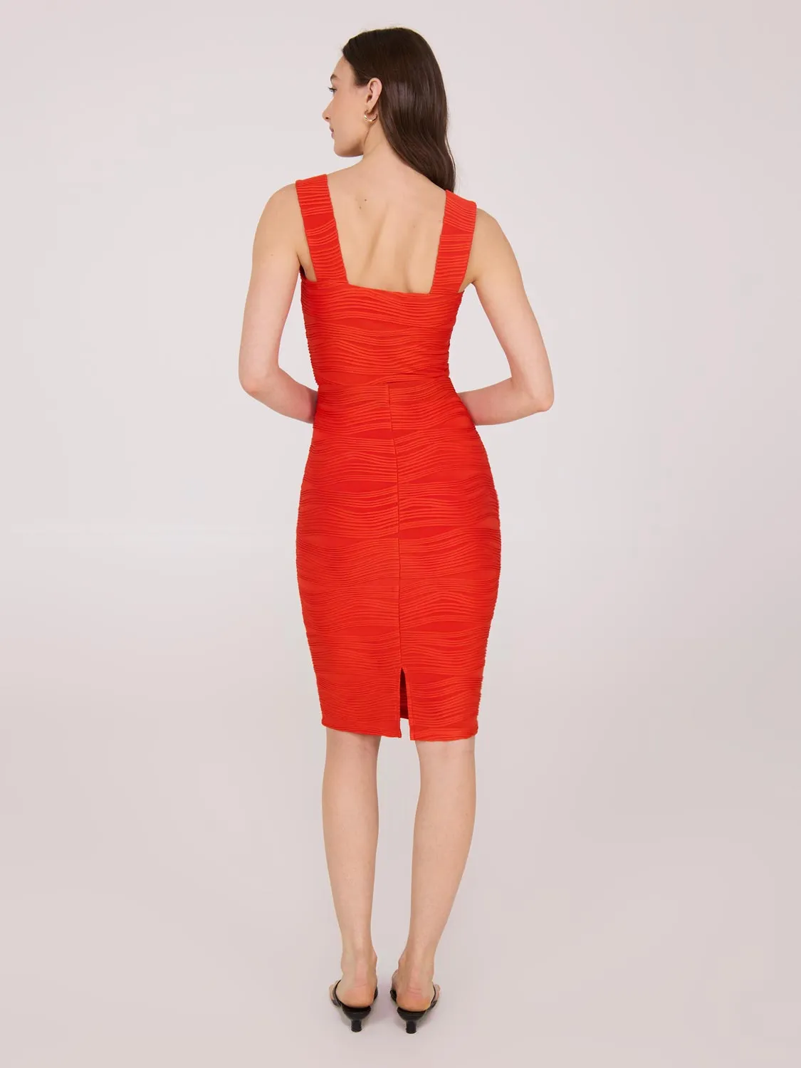 Wave Pattern Pencil Skirt detail fine