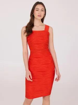 Wave Pattern Wide Strap Tank Top weekend mode