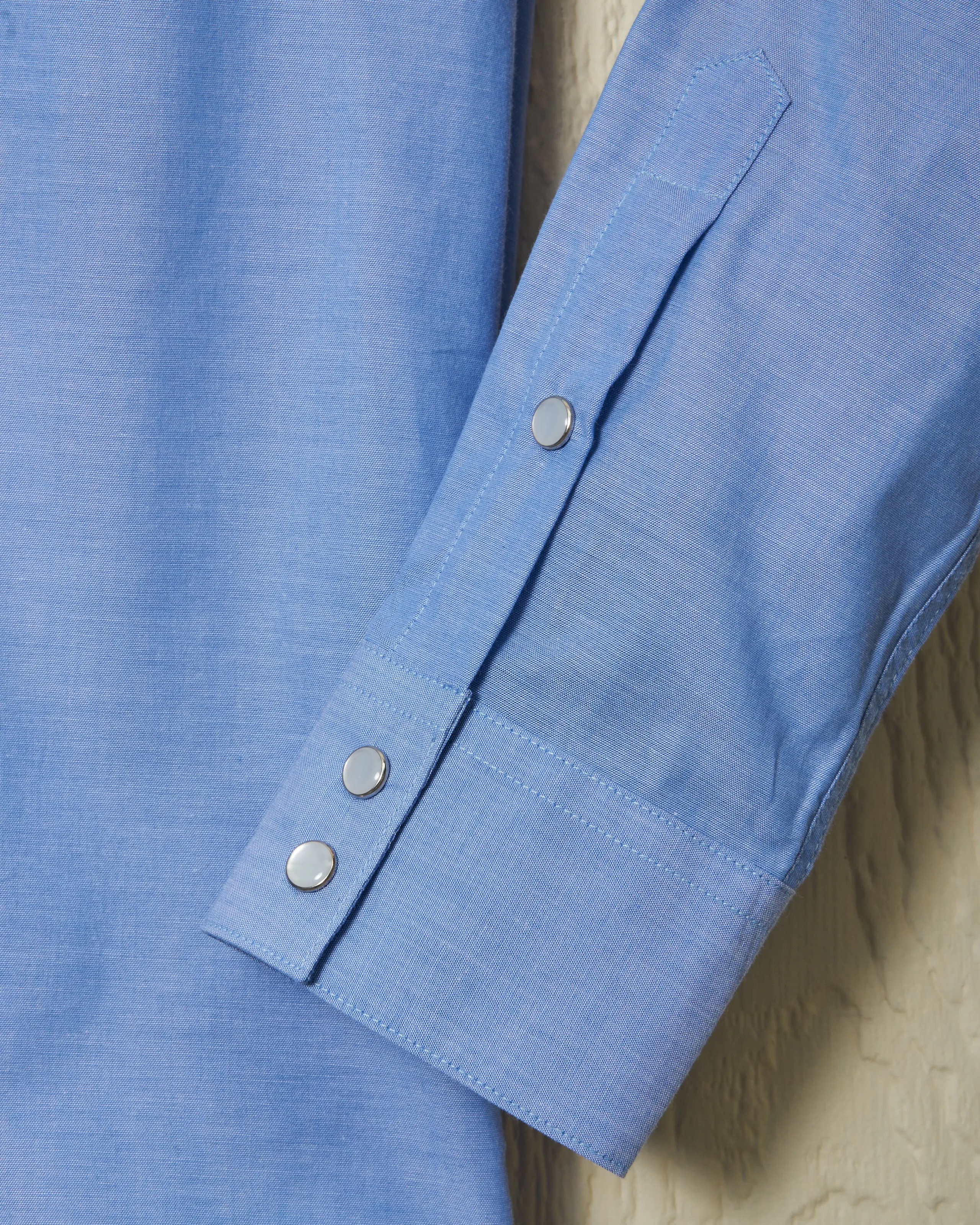Western Sea-Washed Shirt in Chambray Office Edge