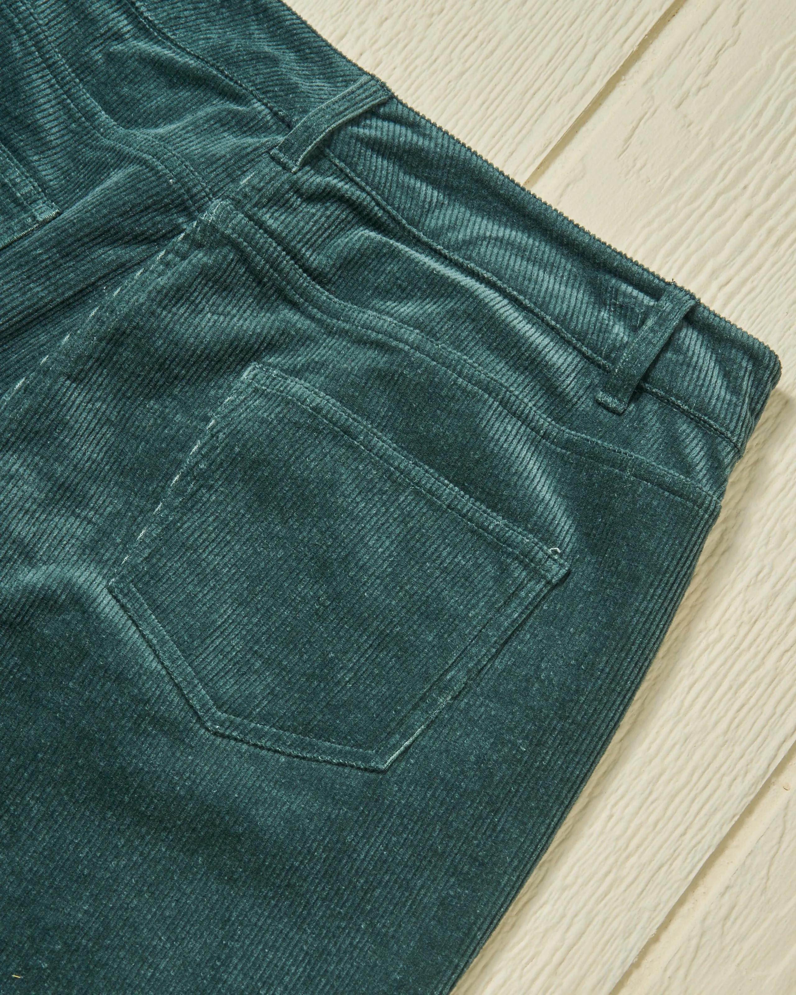 Women's Five Pocket Pant in Pine Corduroy cycling clothes