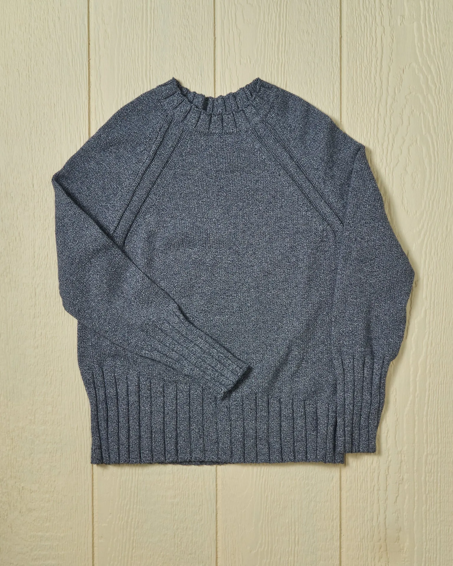 Women's Quaker Crewneck Sweater in Denim Mix road trip