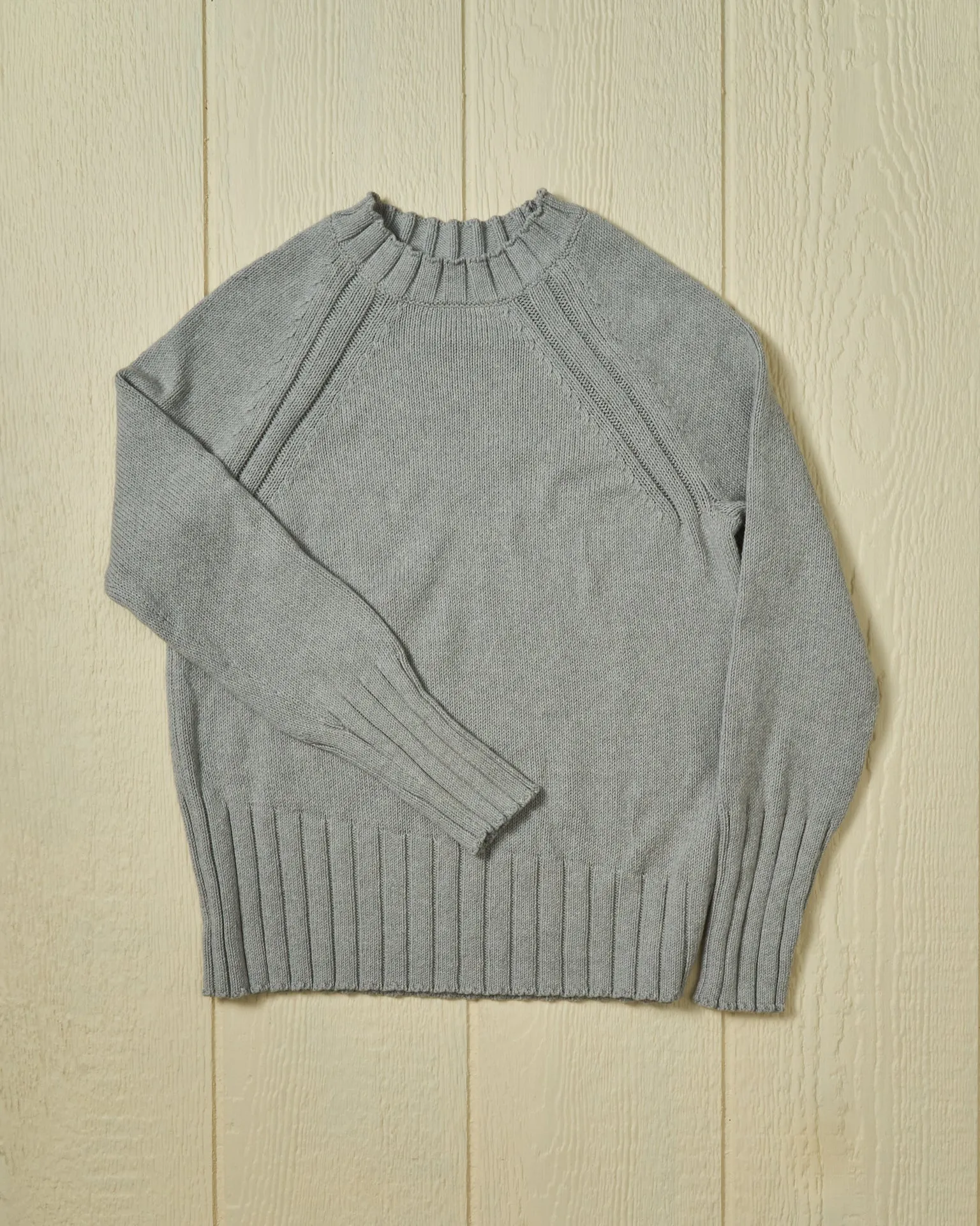 Women's Quaker Crewneck Sweater in Pearl texture base