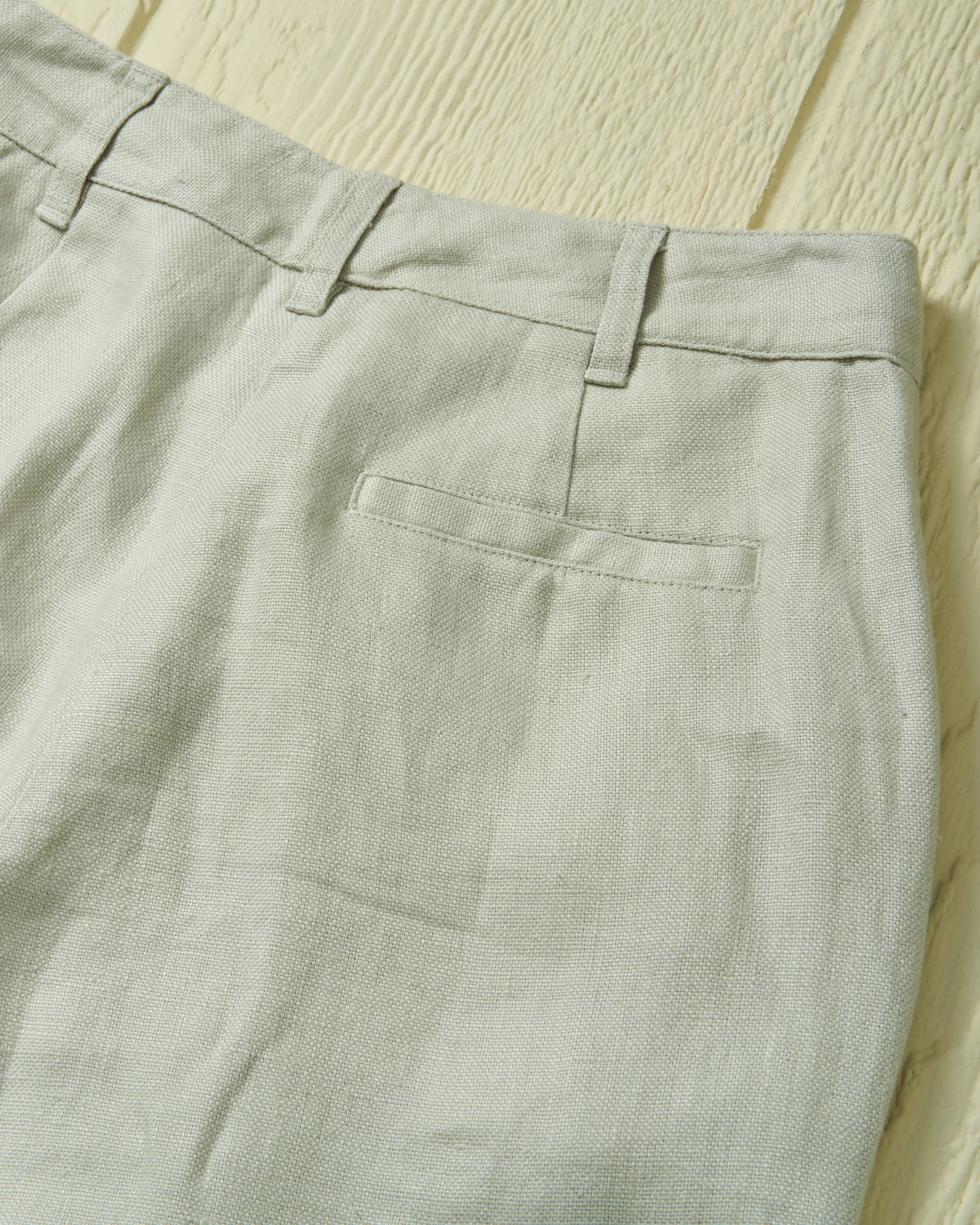 Women's Relaxed Linen Pant in Sand anti static