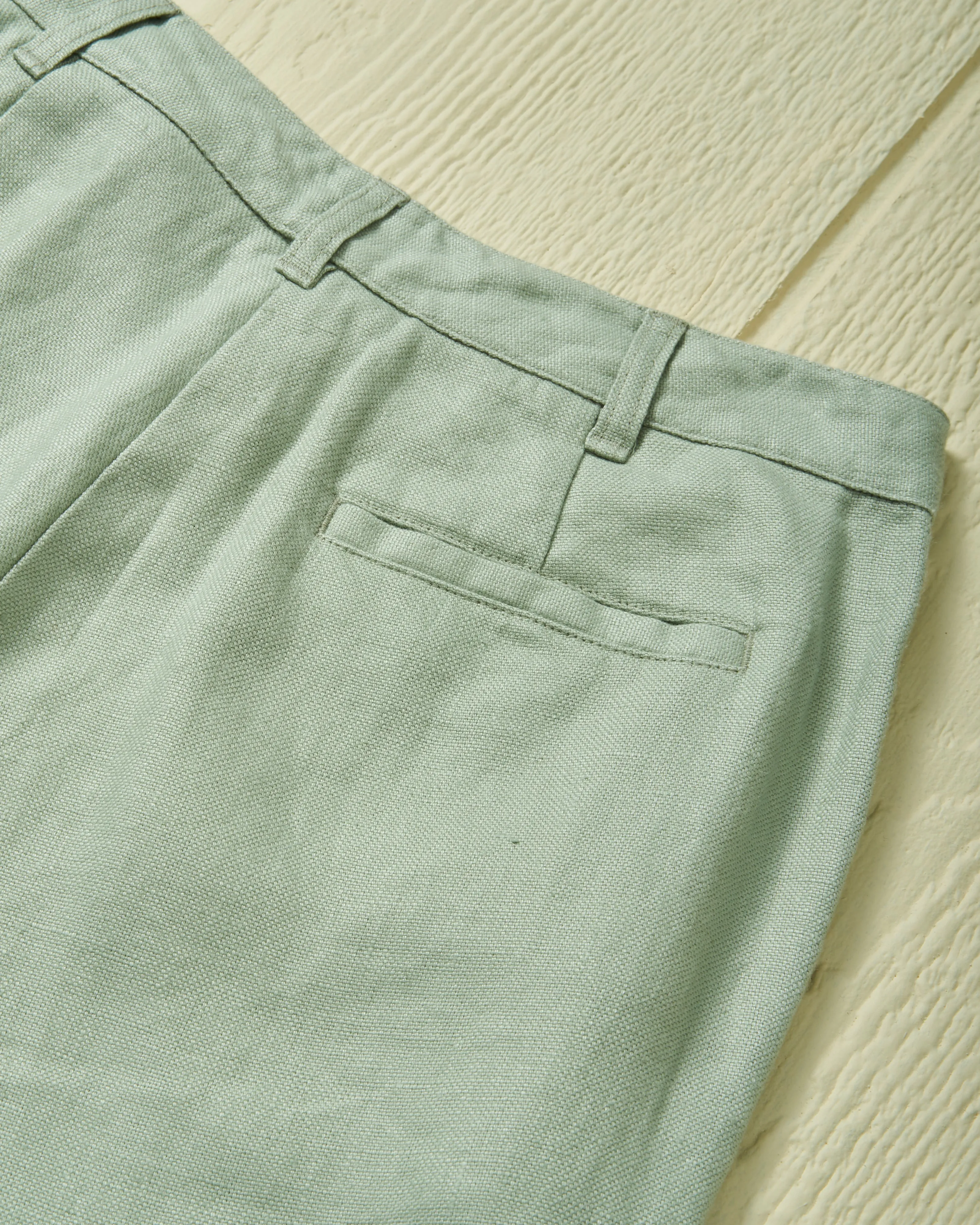 Women's Relaxed Linen Pant in Seaspray floral pattern
