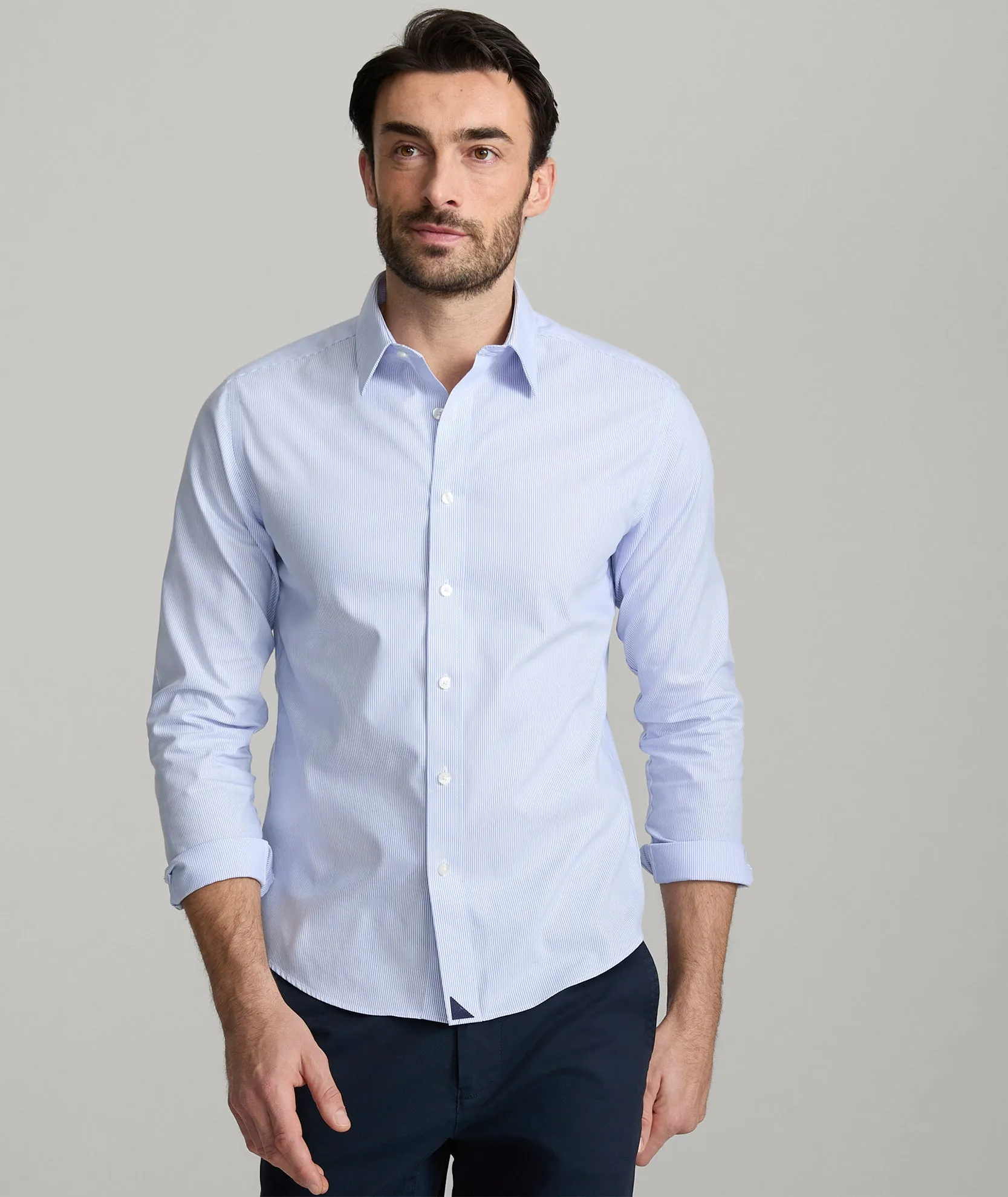 Wrinkle-Free Bordeaux Shirt Fit Mood