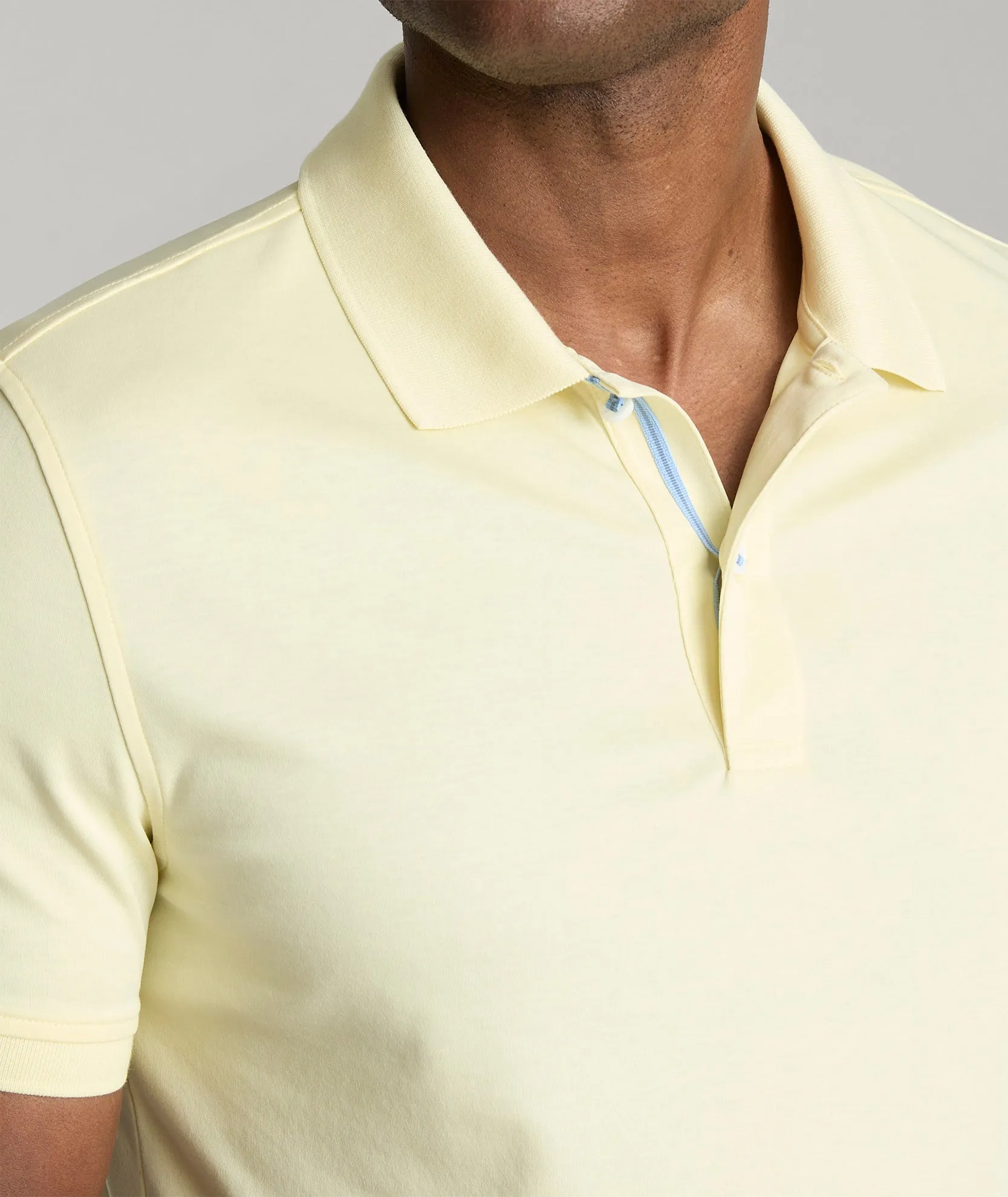 Wrinkle-Free Damaschino Polo all-season fit