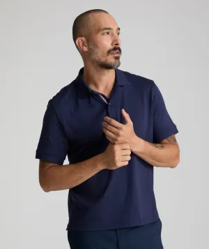 Wrinkle-Free Damaschino Polo fresh vibe
