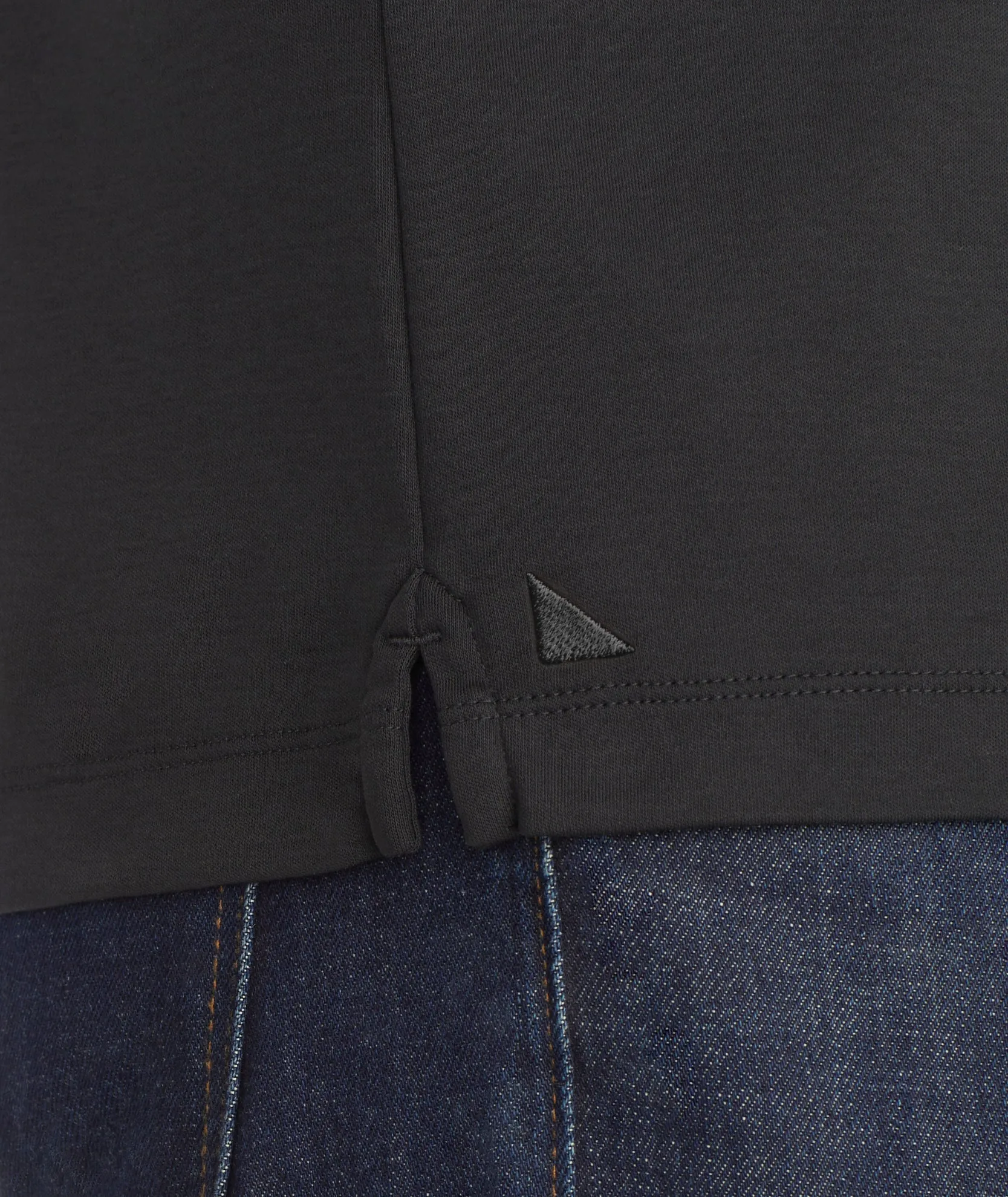 Wrinkle-Free Damaschino Polo relaxed tone