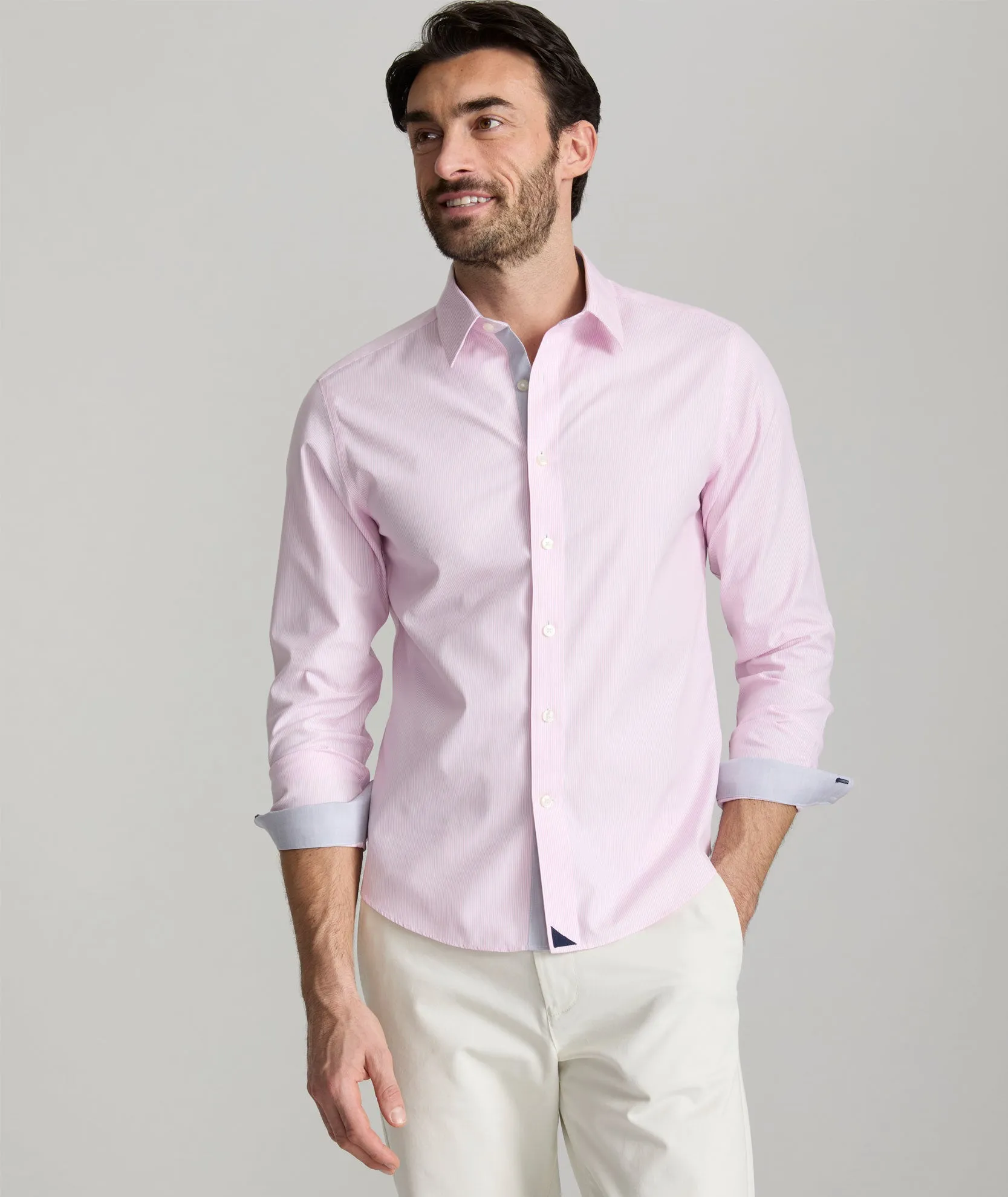 Wrinkle-Free Douro Shirt Day Look