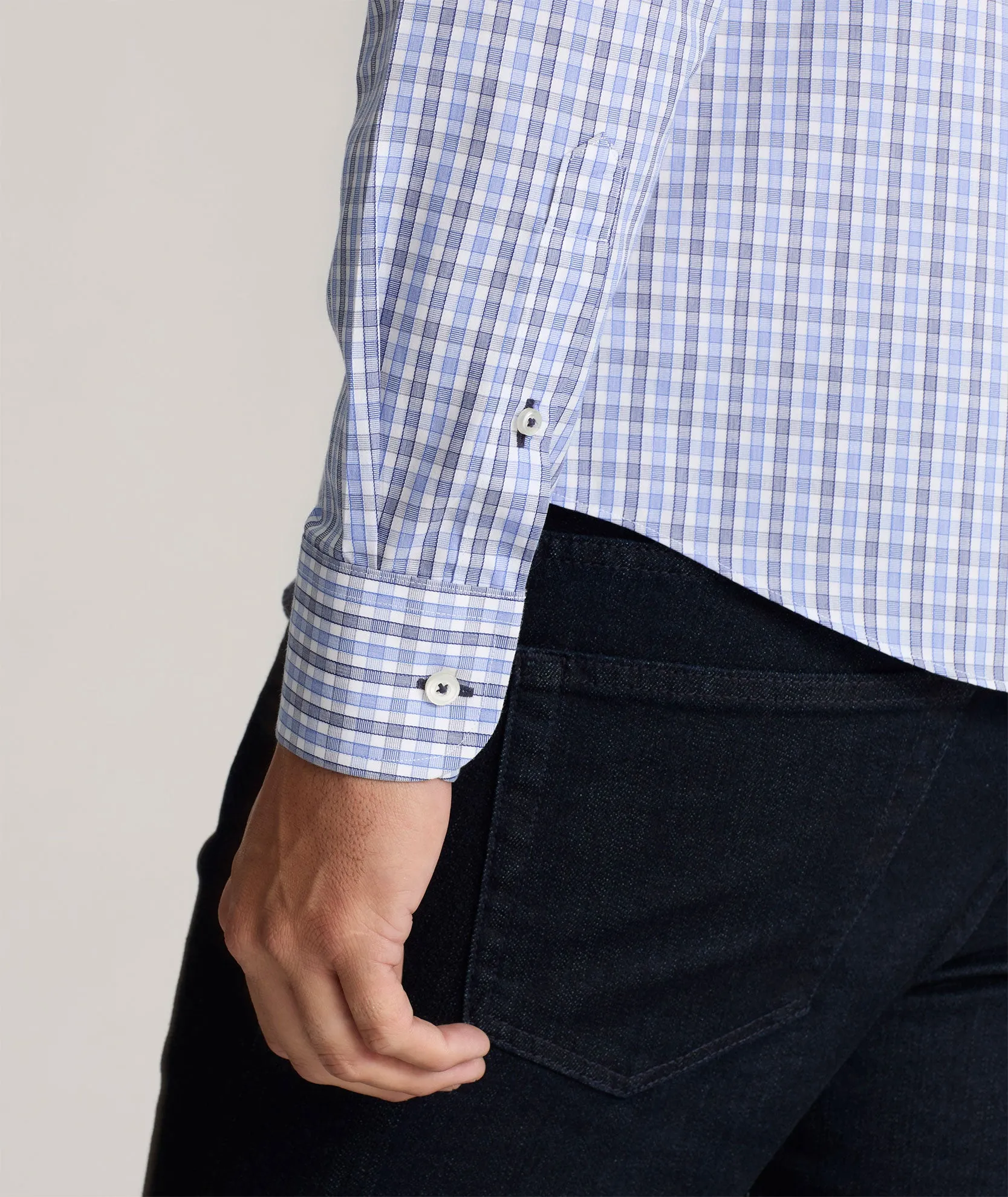 Wrinkle-Free Durif Shirt True Fit
