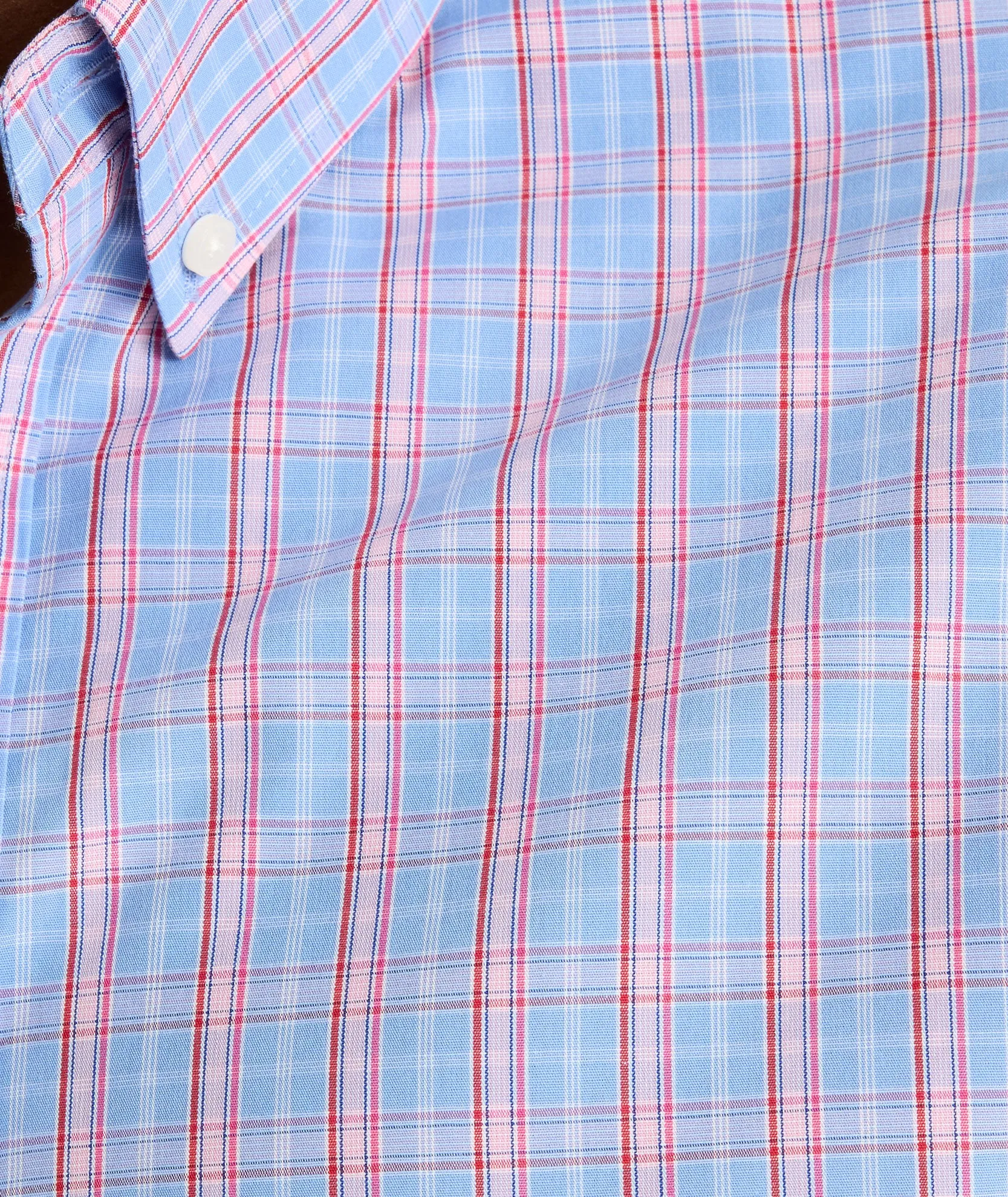 Wrinkle-Free Harrington Shirt Fit Focus