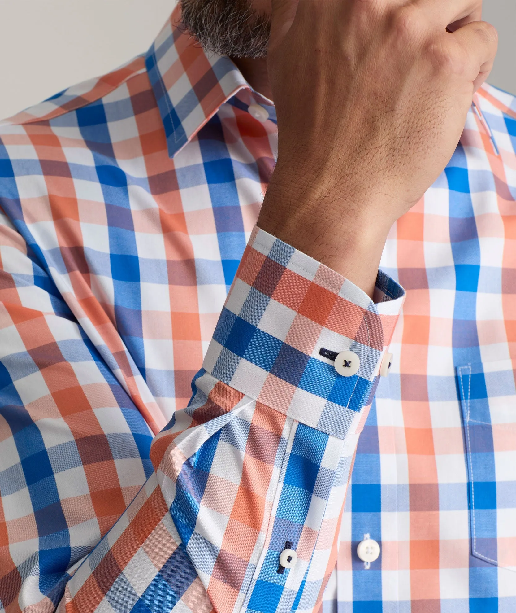 Wrinkle-Free Hudson Shirt Night Calm