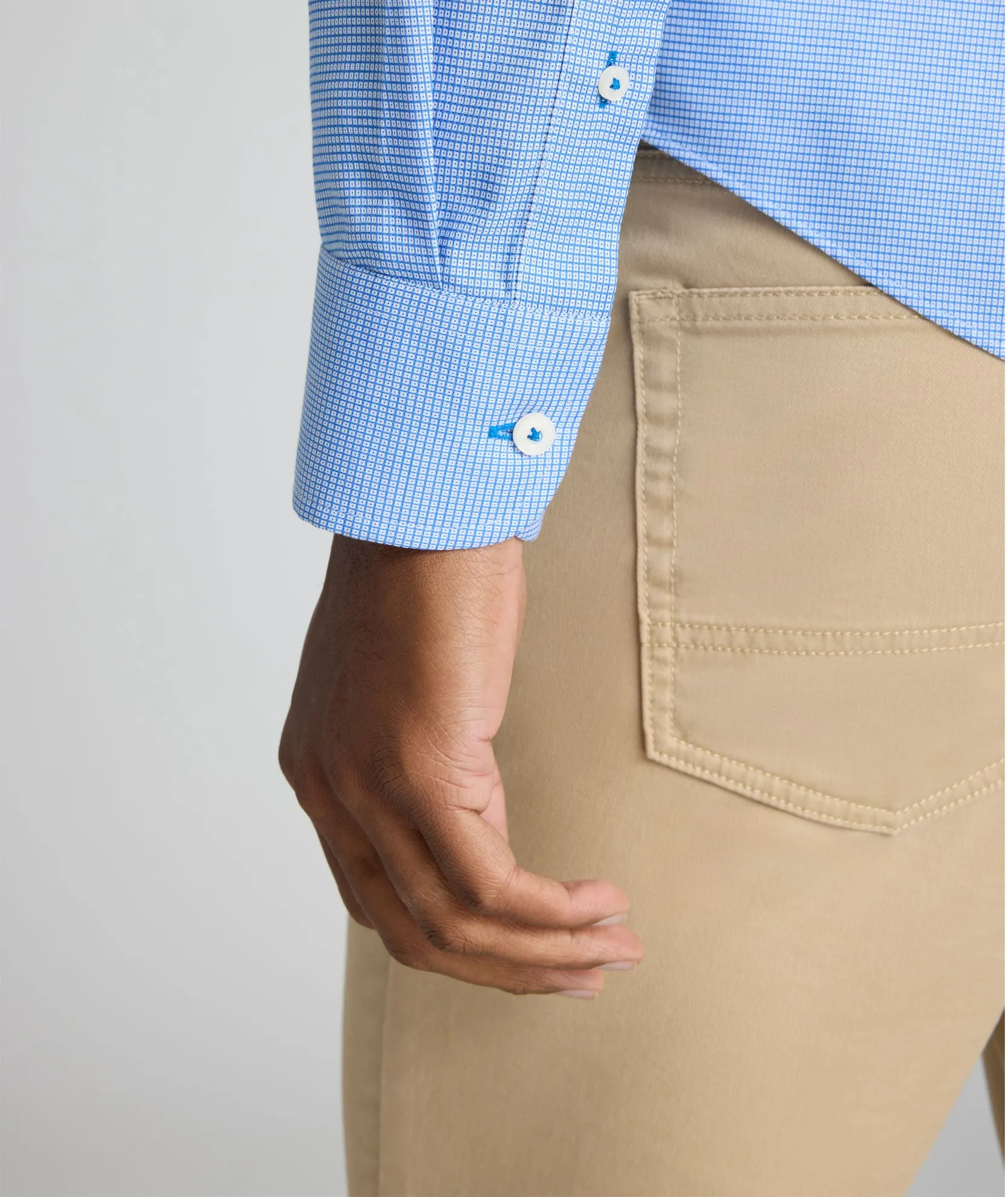 Wrinkle-Free Jamison Shirt Uptown Look