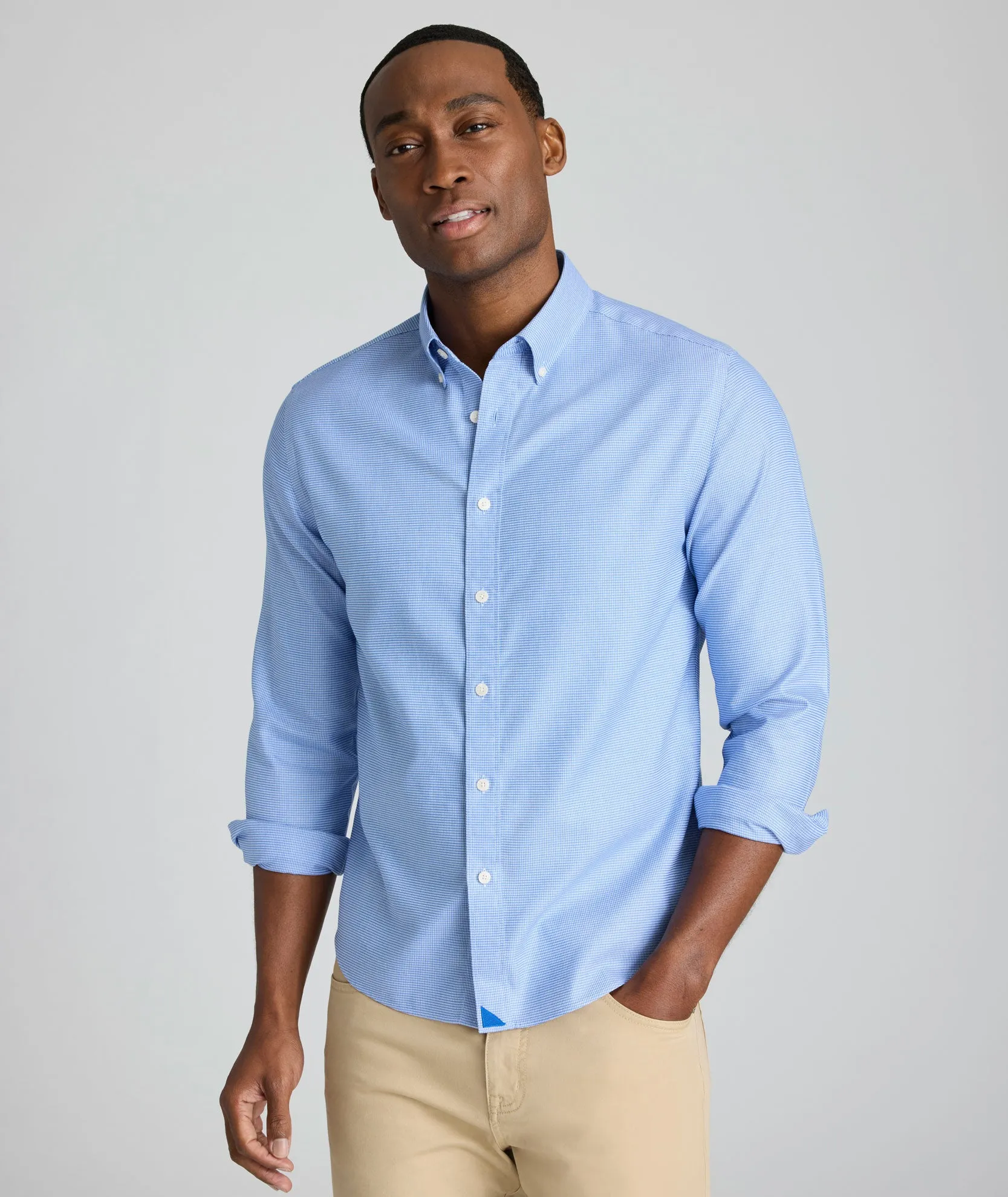 Wrinkle-Free Jamison Shirt Quiet Mood