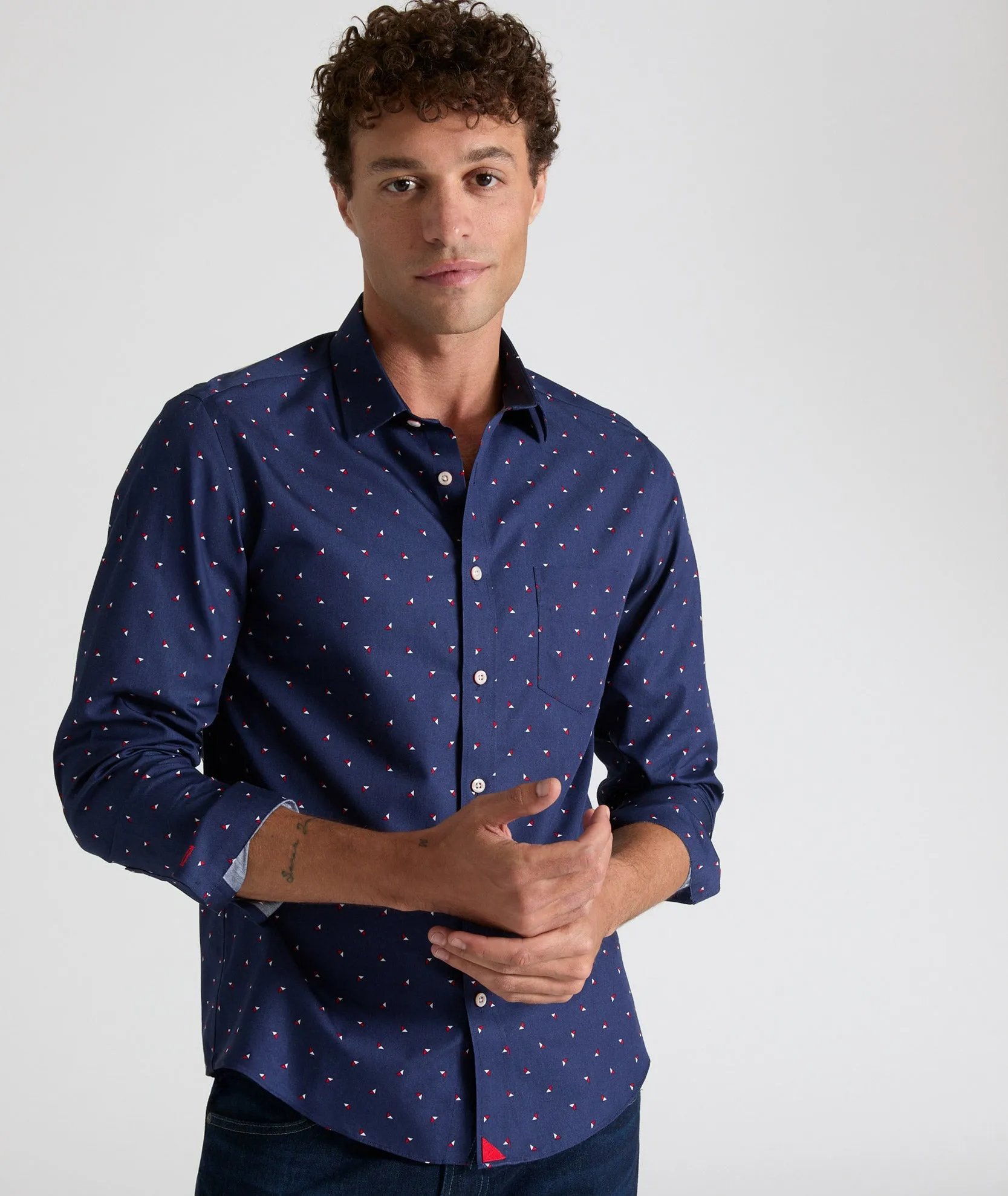 Wrinkle-Free Kipling Shirt Heritage Look