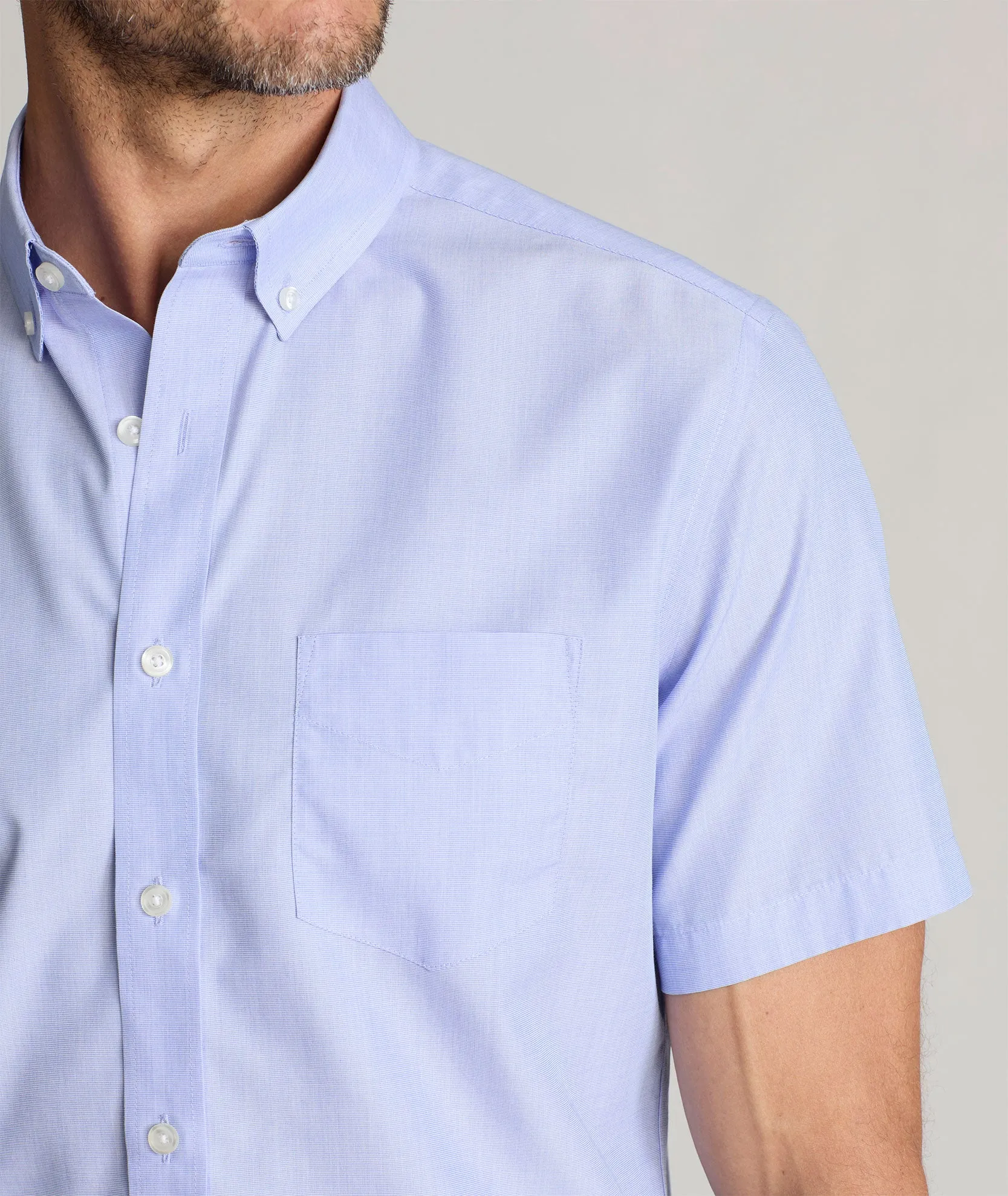 Wrinkle-Free Short-Sleeve Hillstowe Shirt Wardrobe Fix