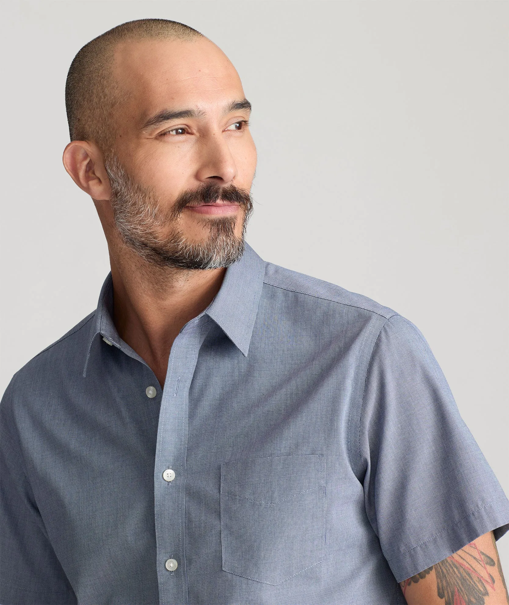 Wrinkle-Free Short-Sleeve Petrus Shirt Zen Wear