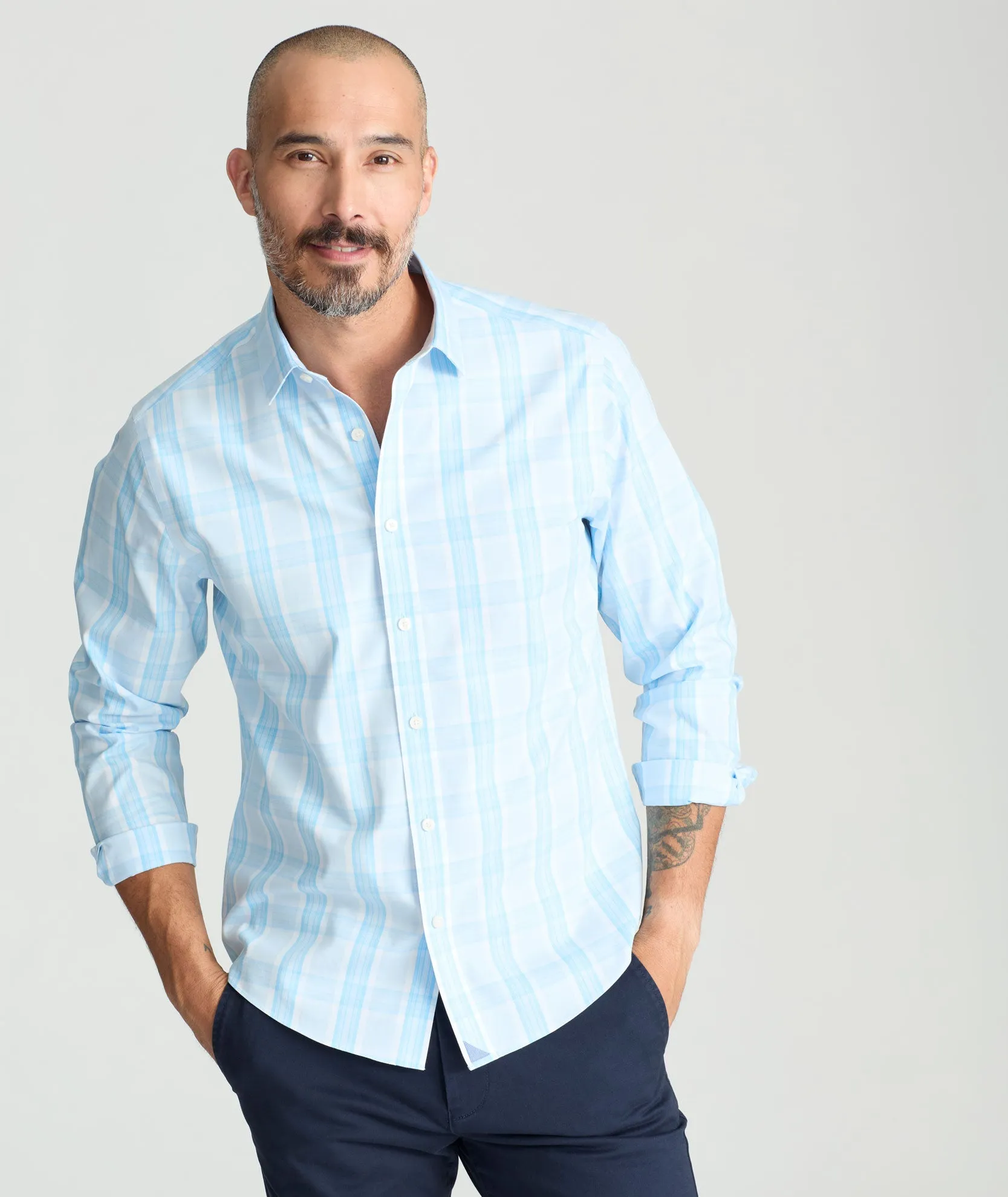 Wrinkle-Free Yates Shirt Breezy Motion