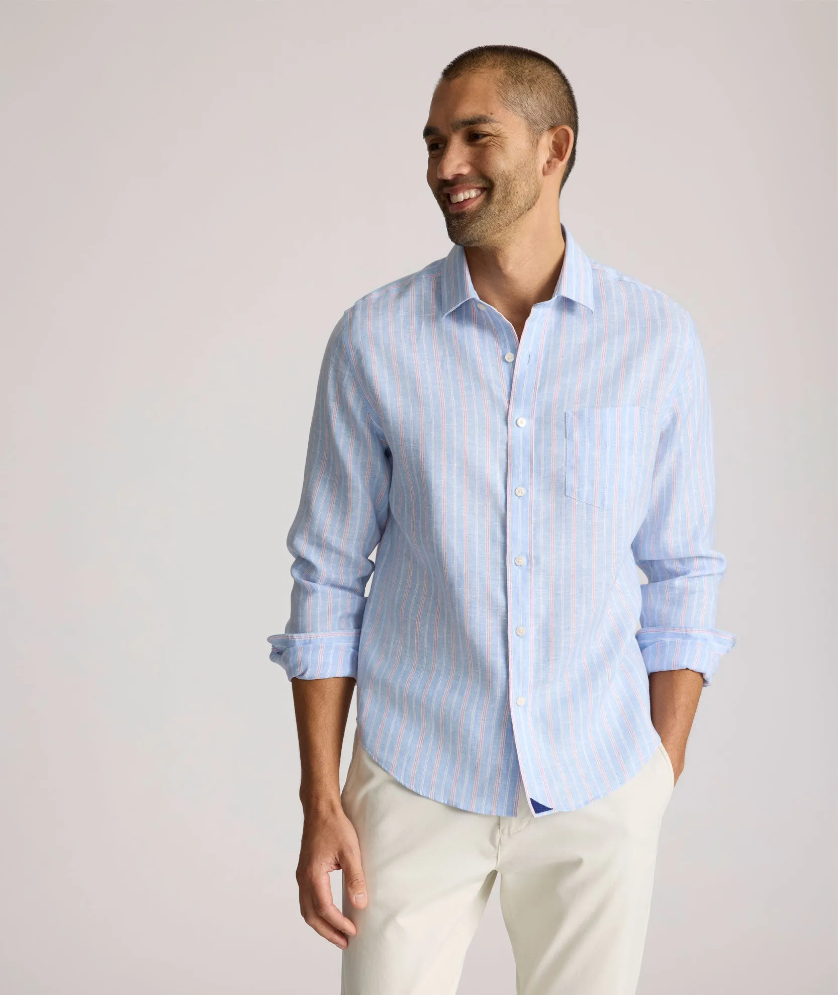 Wrinkle-Resistant Linen Boyd Shirt Daily Essentials