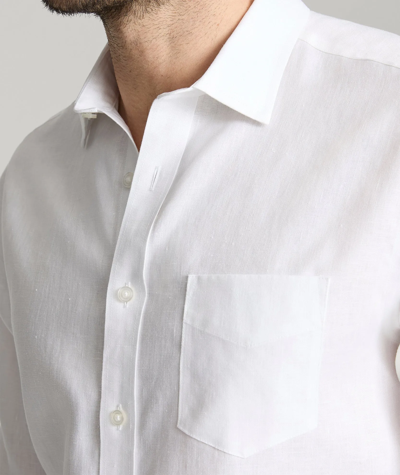 Wrinkle-Resistant Linen Vin Santo Shirt Pure Vibe
