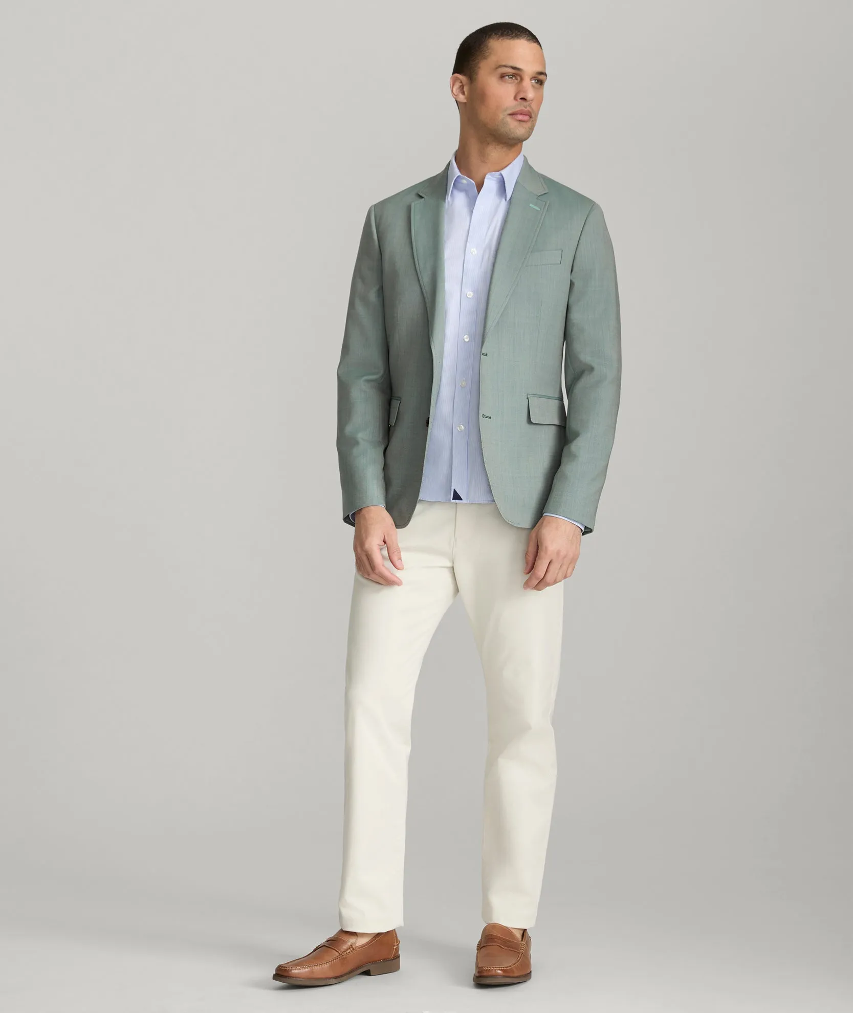 Wrinkle-Resistant Palazzo Sport Coat timeless daily layer