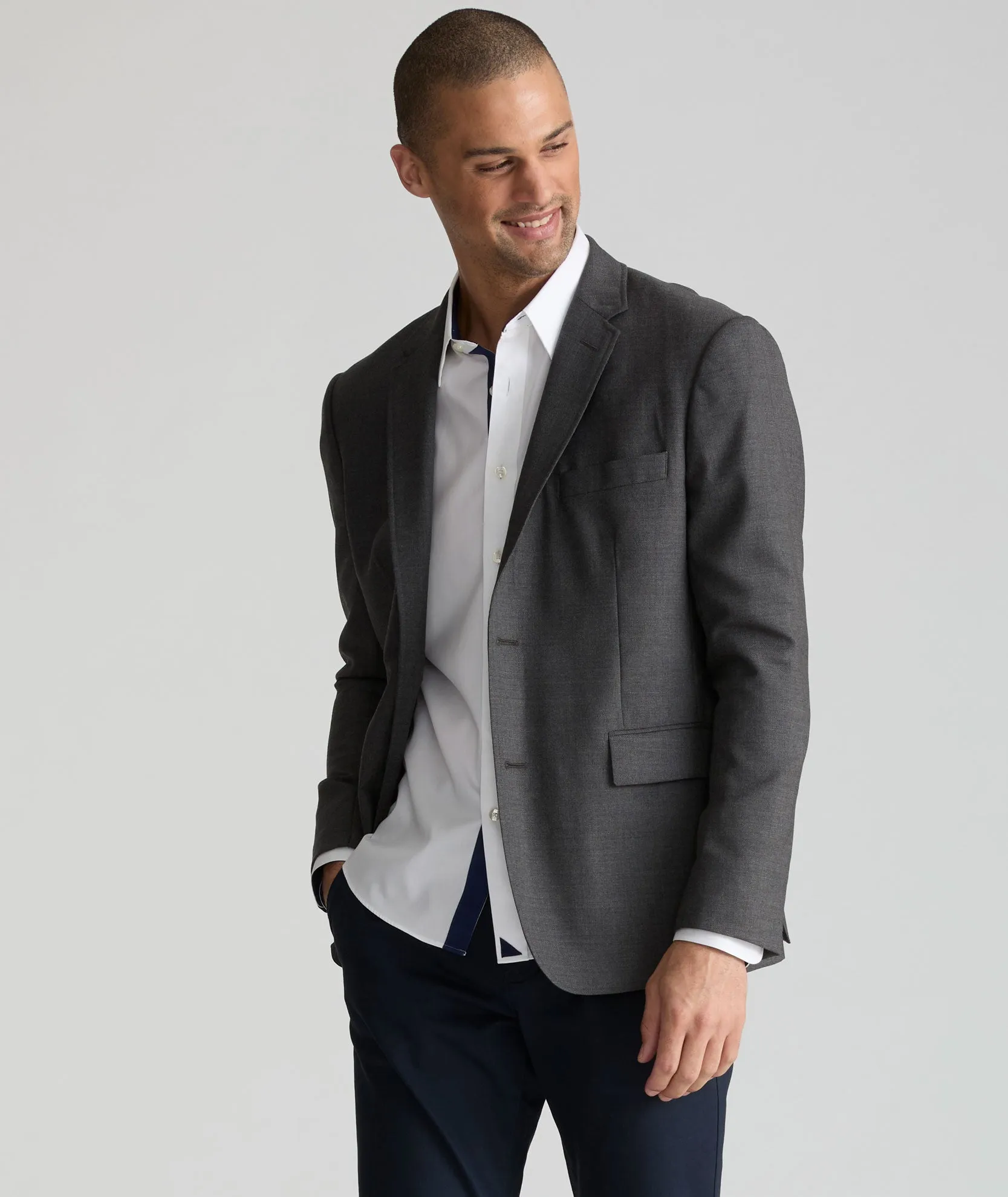 Wrinkle-Resistant Palazzo Sport Coat breezy walk shield