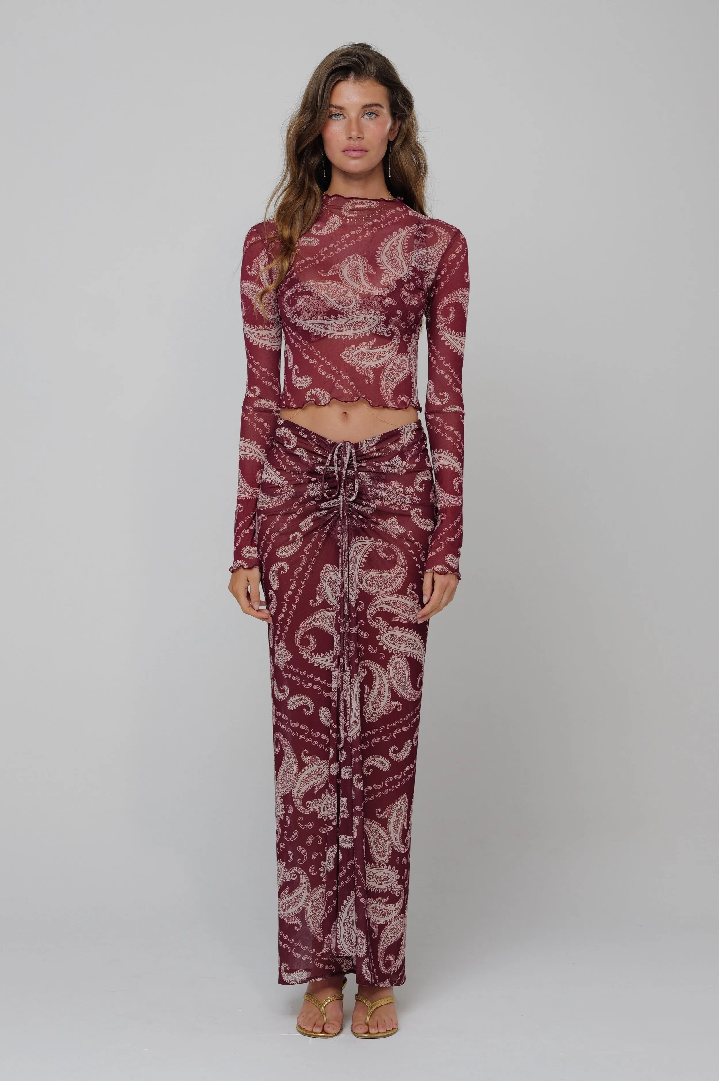 Ziggy Mesh Skirt in Bronco eco friendly