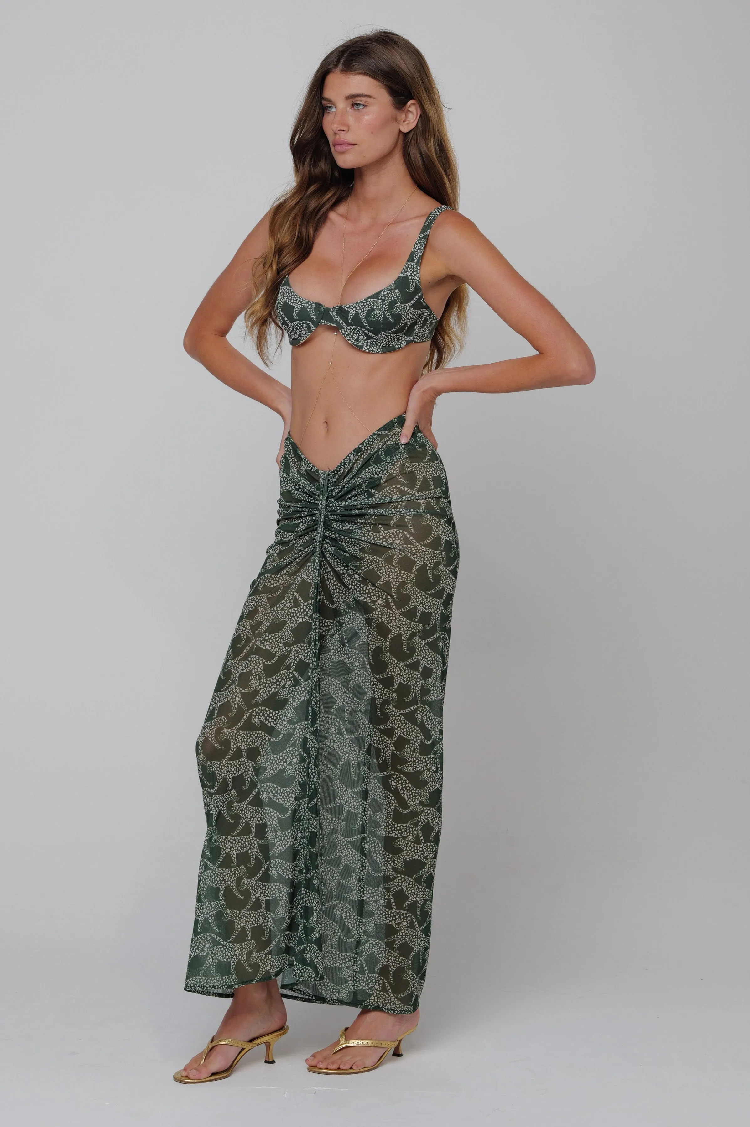 Ziggy Mesh Skirt in Puma lounge outfit
