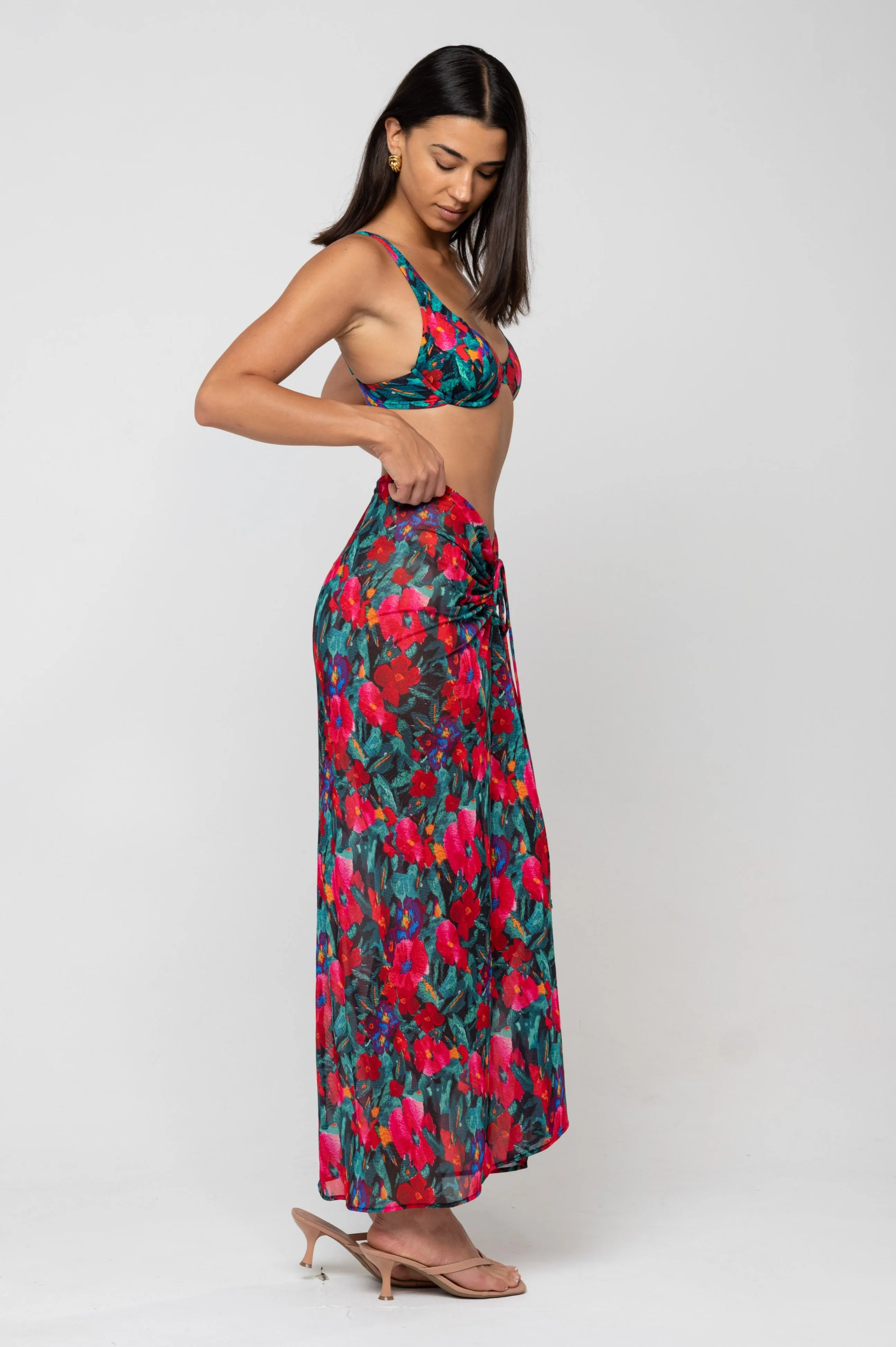 Ziggy Mesh Skirt in Resort casual luxury