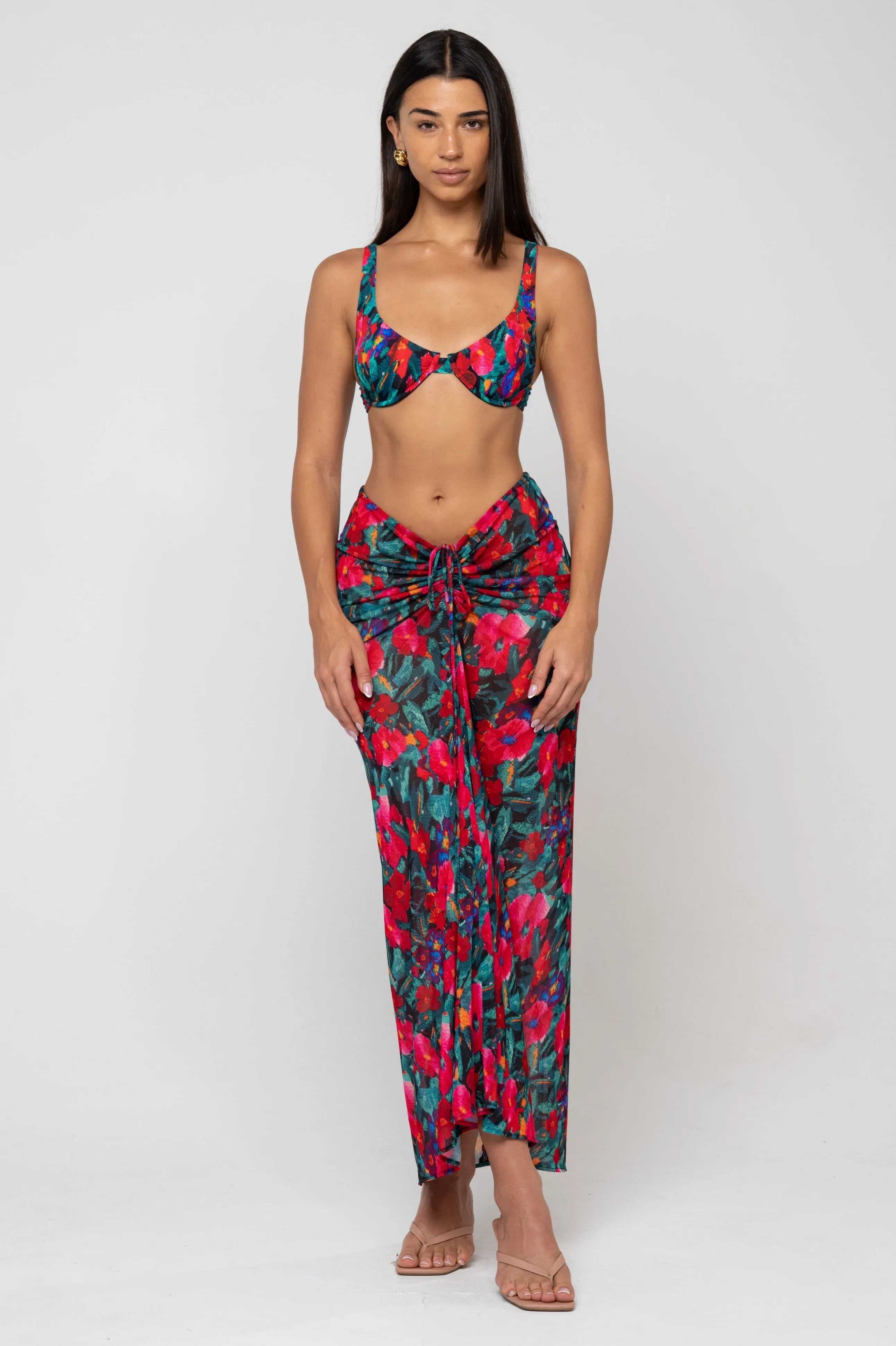 Ziggy Mesh Skirt in Resort chill out