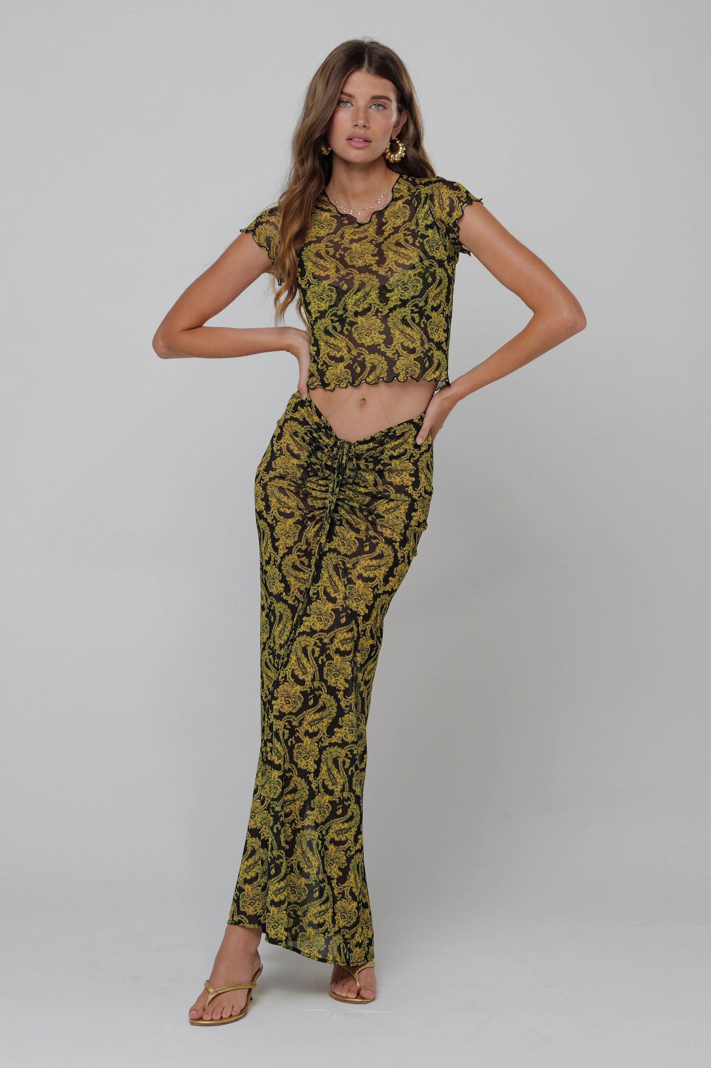 Ziggy Mesh Skirt in Sorrento boat trip